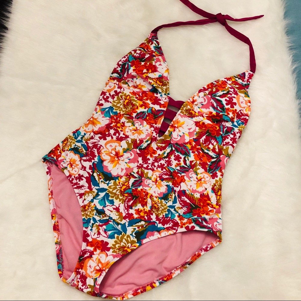 Floral One Piece Swimsuit